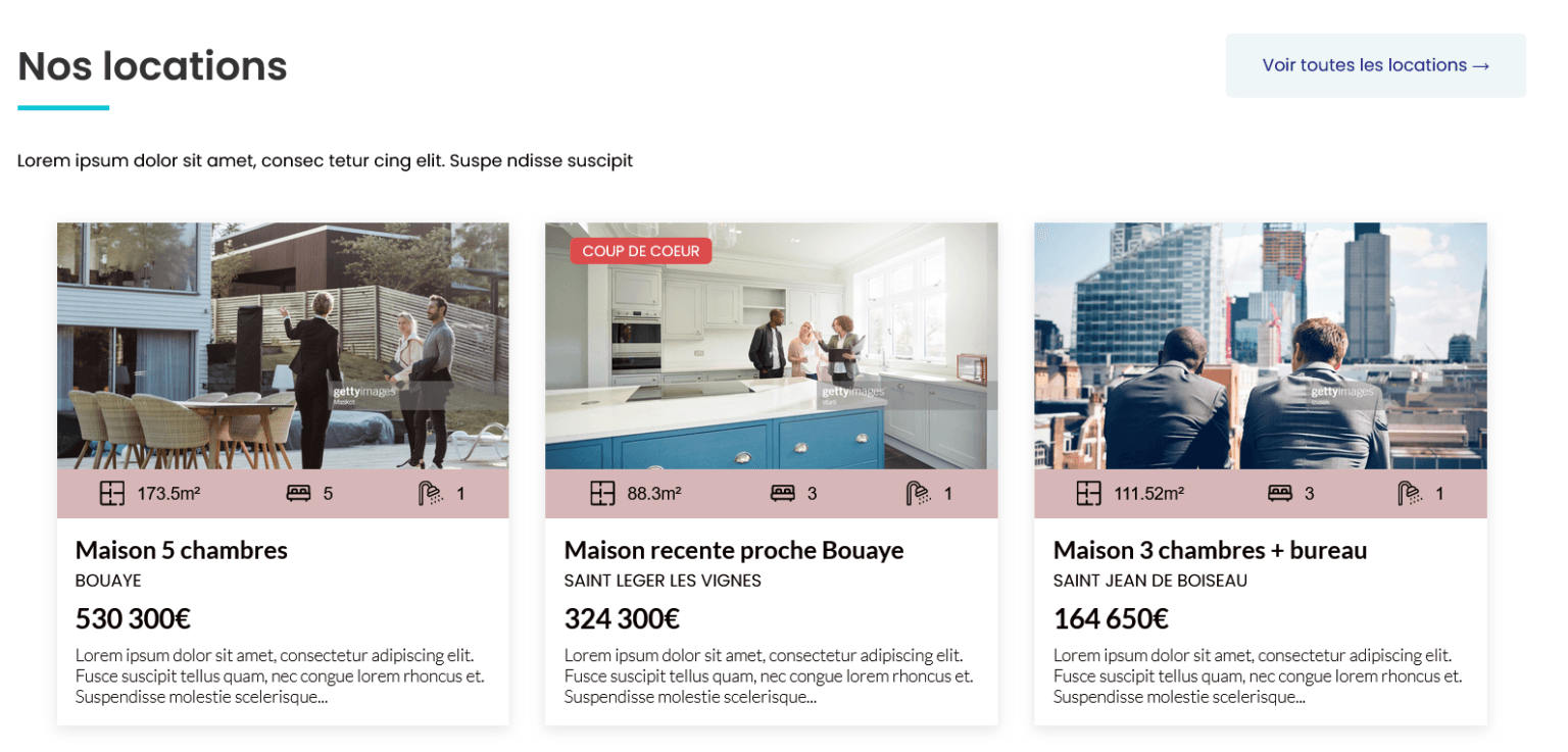 Interface Gestion Immobilière