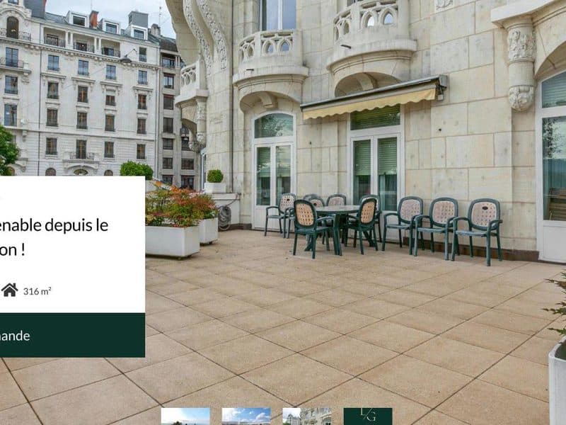 Site immobilier de Lake Geneva Prestige, connecté avec ImmoWP