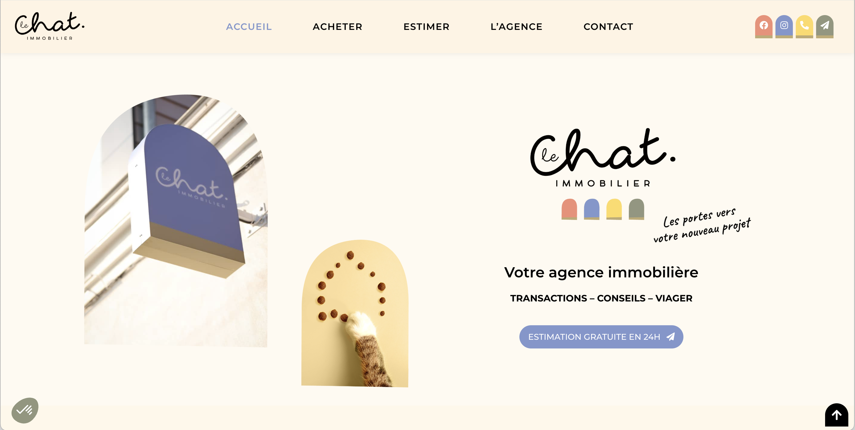 Étude de cas Le Chat Immobilier